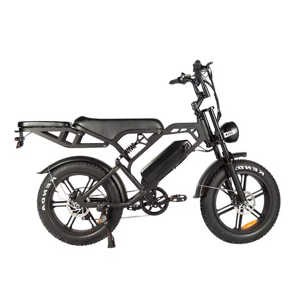 V20 Pro Fatbike met Bagagedrager (Zwart)